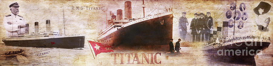 Knickerbocker Photograph - Titanic Panoramic by Jon Neidert