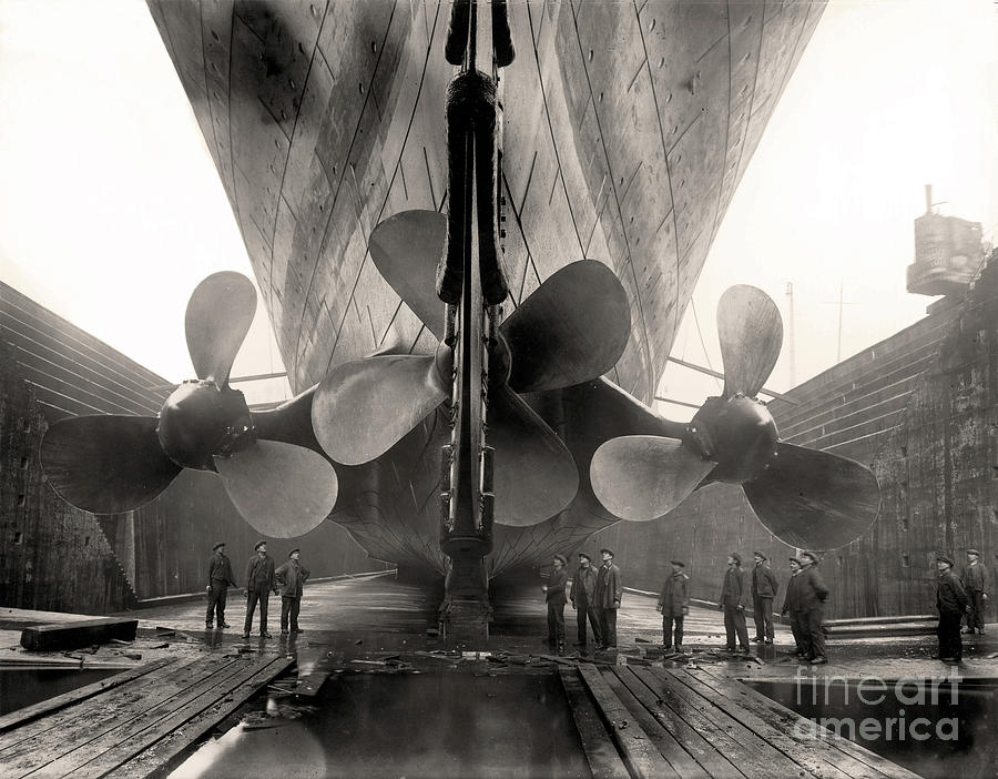 Titanics Propellers  Photograph by Doc Braham