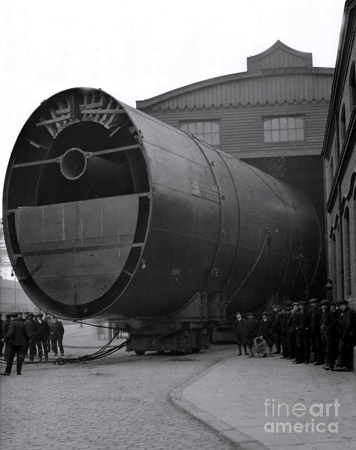 Titanic's Smoke Stack Photograph by The Titanic Project