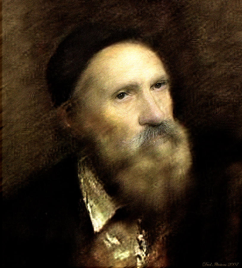 Portraits Digital Art - Titian Maybe by Sharon Hendrickson Portraits Digital Art - Titian Maybe by Sharon Hendrickson