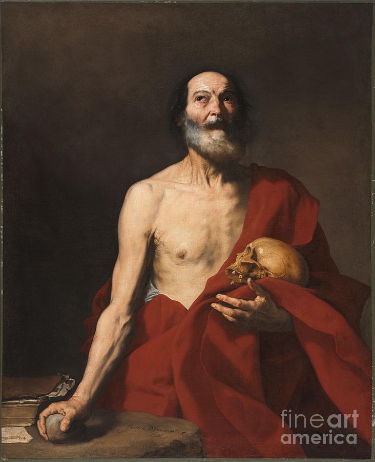 Title Saint Jerome Painting by MotionAge Designs
