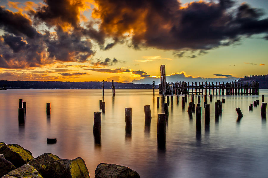 Titlow Beach Sunset Photograph by Rob Green