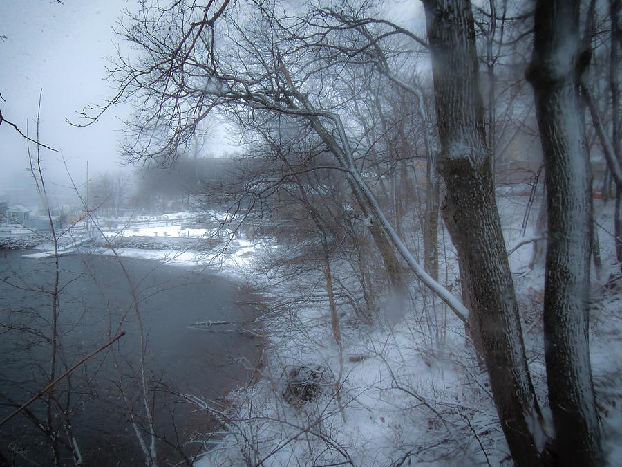Titus Mill Ice Pond Photograph by Glenn Feron