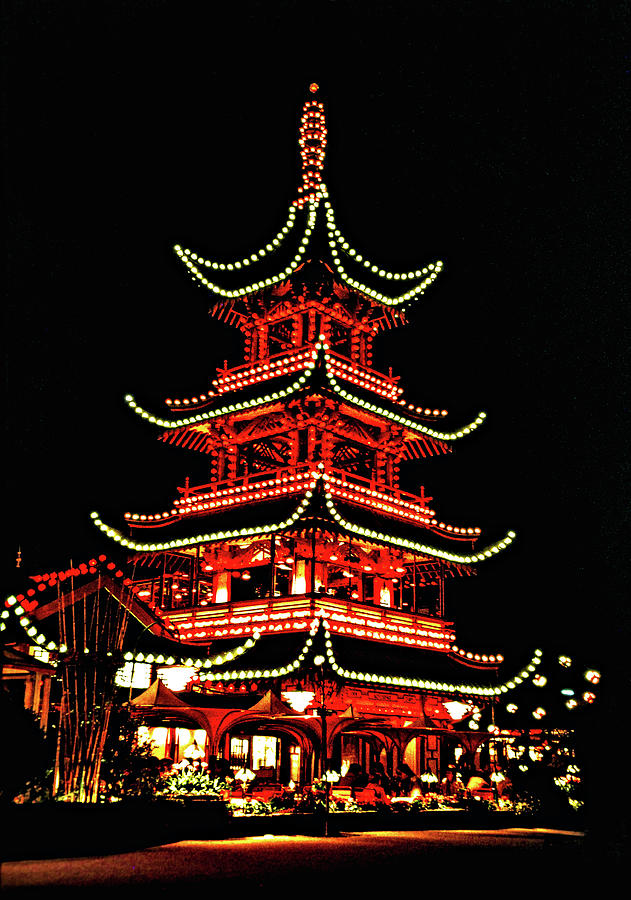 Tivoli Gardens Pagoda Photograph by Steve Harrington