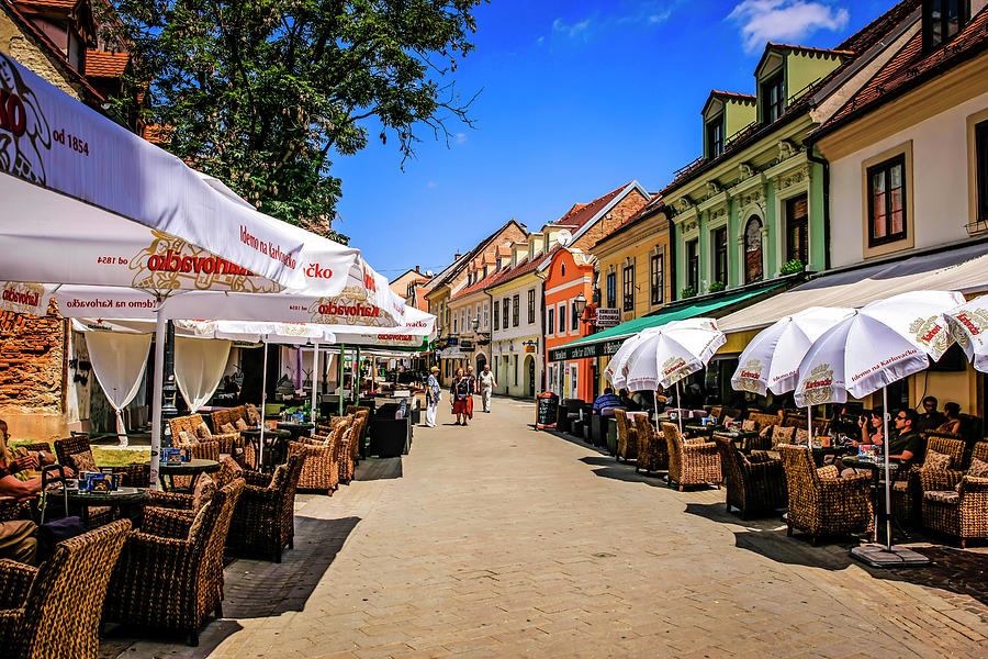 Tkalciceva Street in old town Zagreb Photograph by Chris Smith