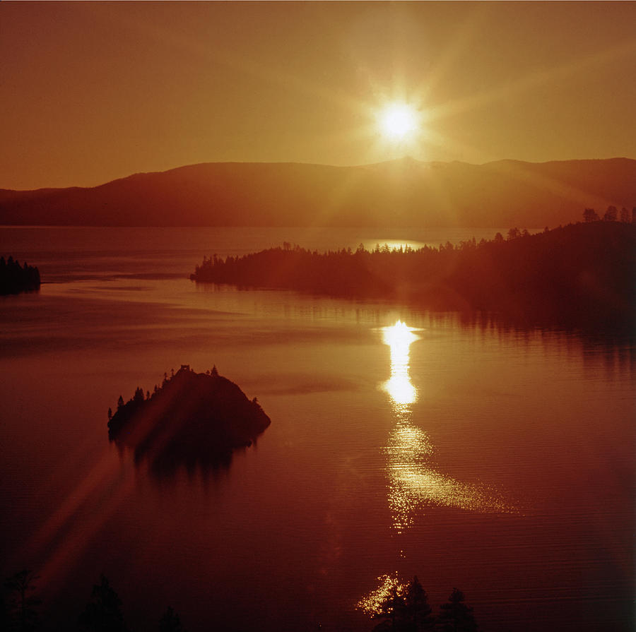 Mountain Photograph - TM6204 Sunrise over Emerald Bay by Ed Cooper Photography