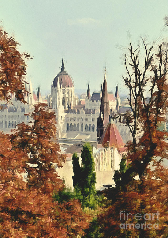 To Budapest With Love Mixed Media