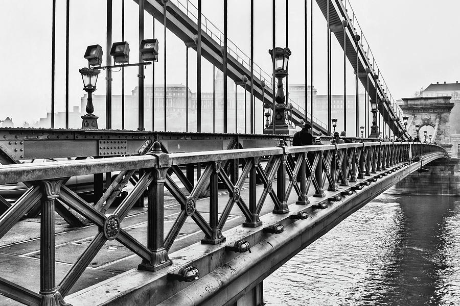 A bridge on River Danube. Photograph by Usha Peddamatham