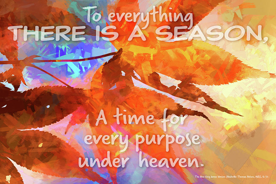 To Everything There is a Season Digital Art by Barry Wills