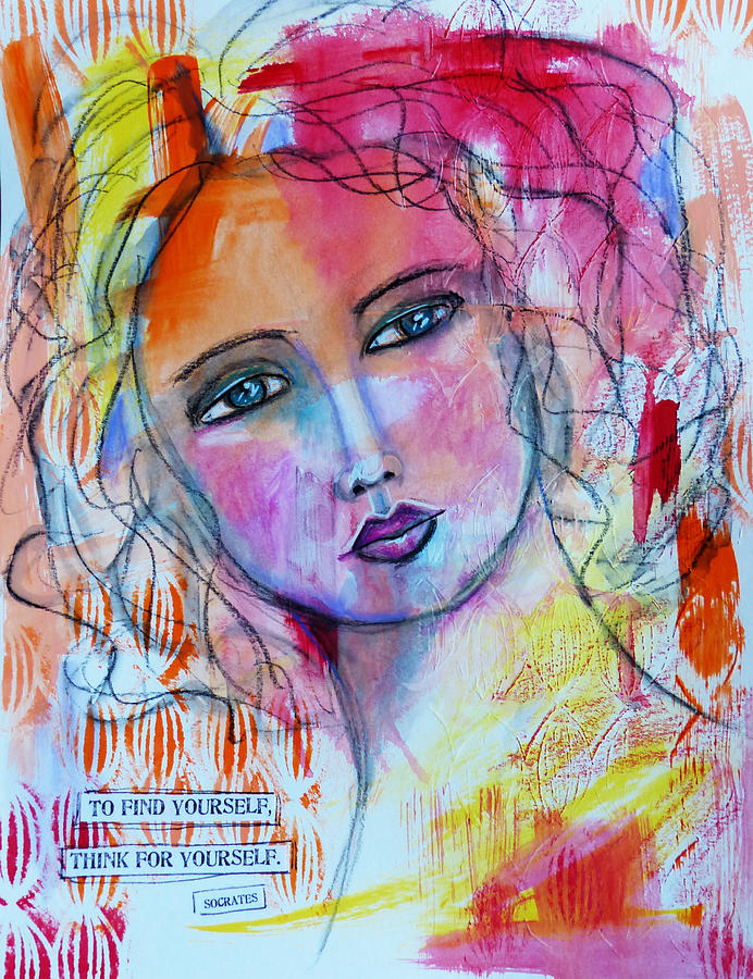 To find yourself Mixed Media by Lynn Colwell