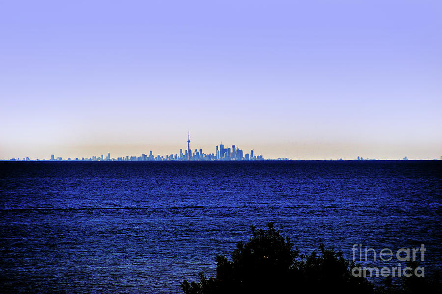 T.O. From Across Lake Ontario Photograph by Al Bourassa