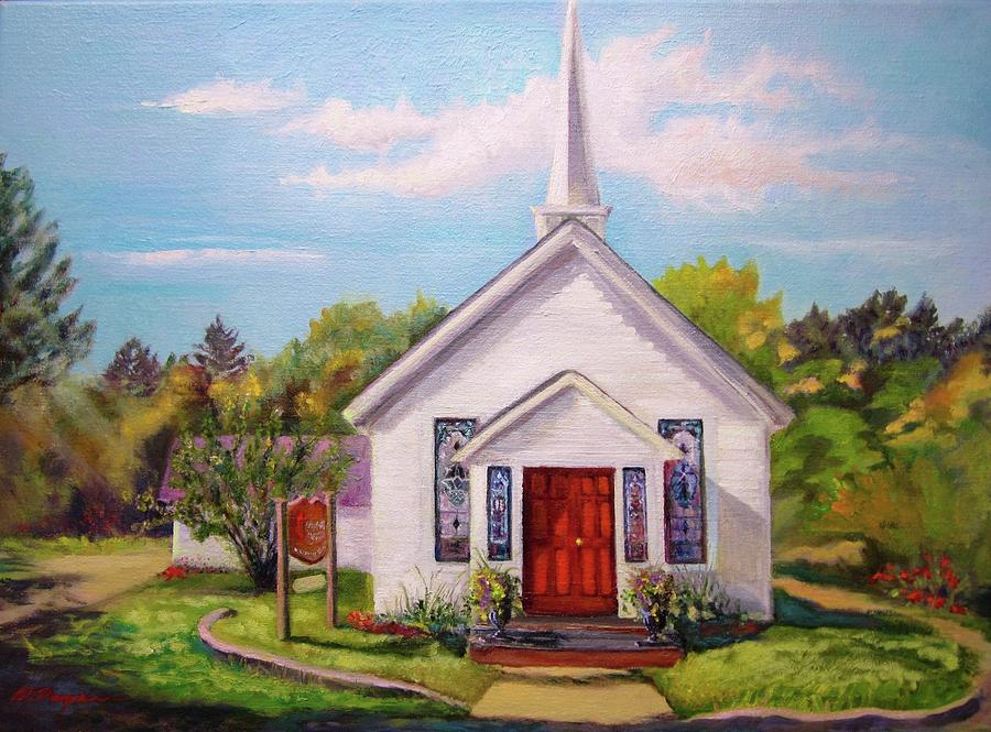 Methodist Painting - To God be the Glory by Barbara C Thompson