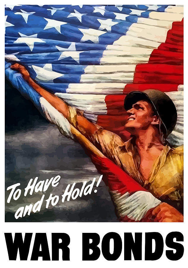 To Have And To Hold - War Bonds Painting