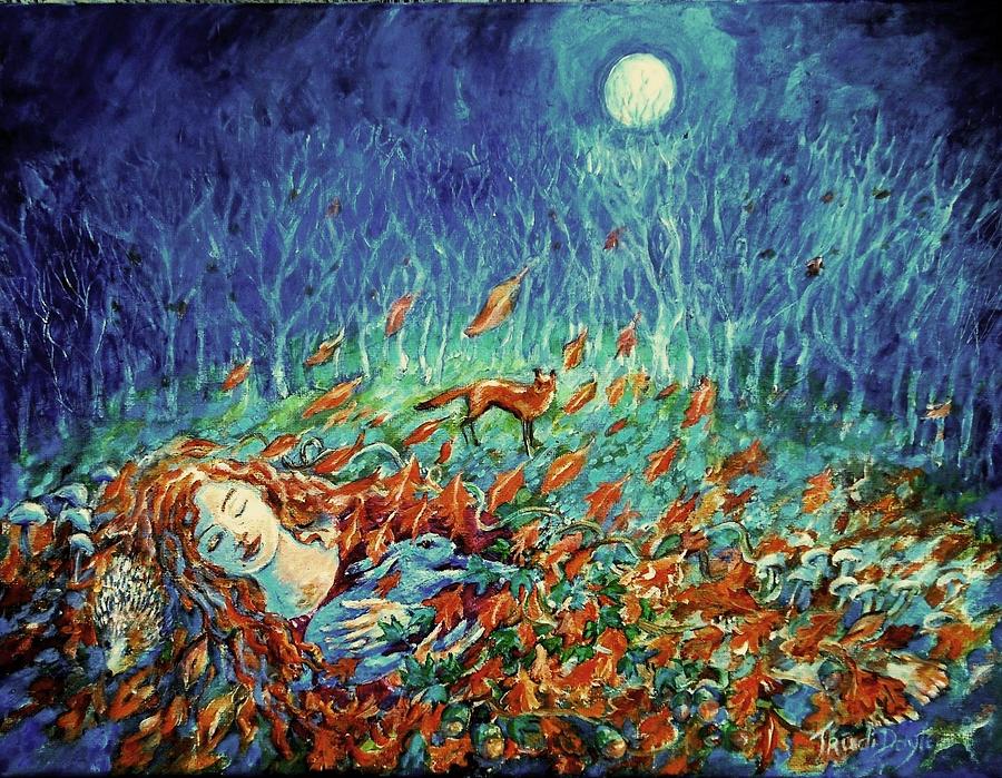 To Sleep Until Spring  Painting by Trudi Doyle