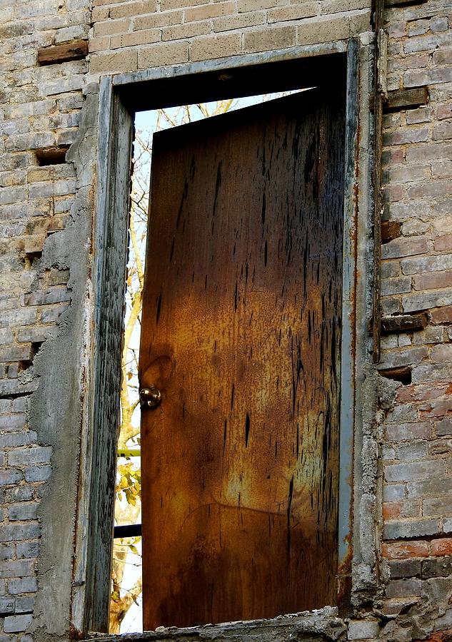 Old Door Photograph - To Some Distant Time by John Keith