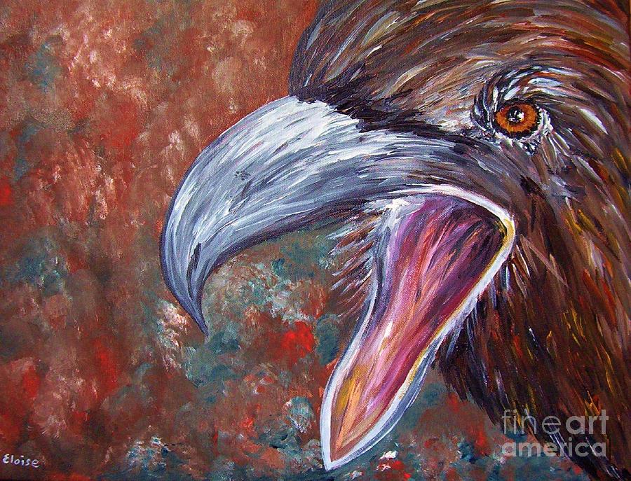 To Speak of Eagles Painting by Eloise Schneider Mote