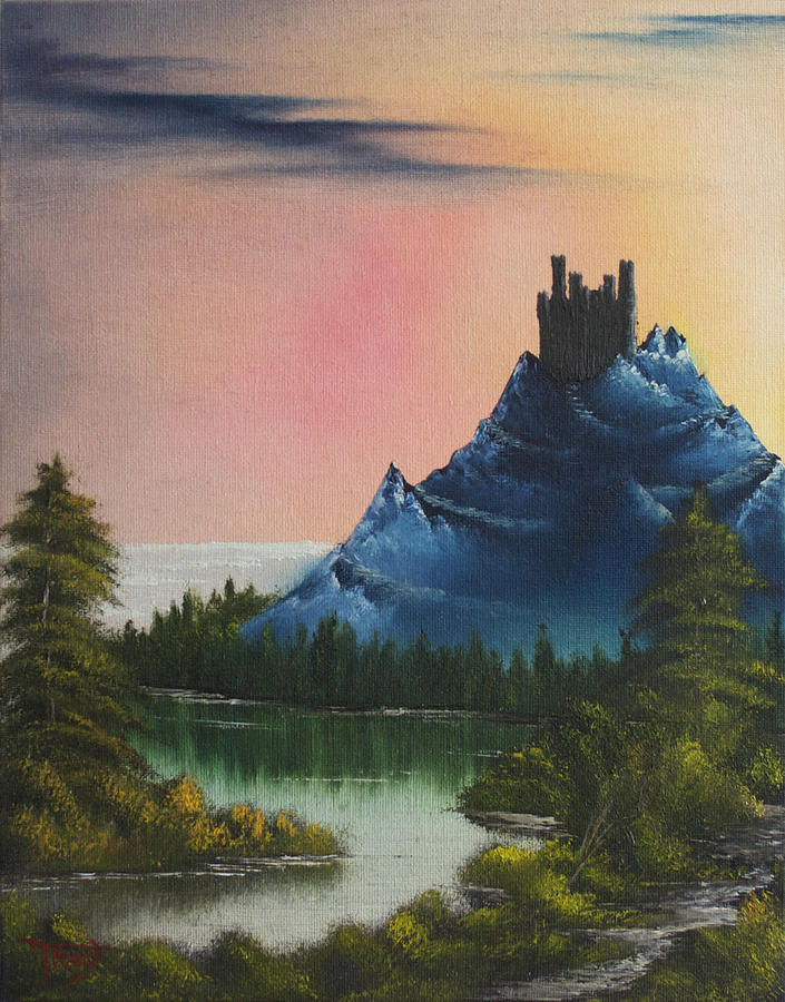 Castle Painting - To The Castle by Troy Wilfong