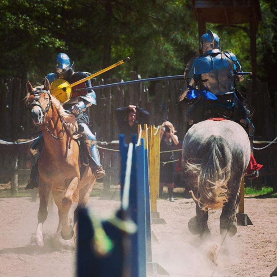 Joust Photograph - To The Death! Lots Of Thy And Hither by Sean Wray