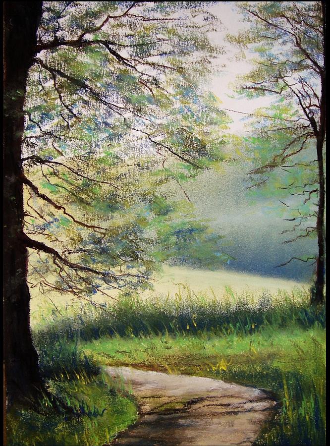 Summer Painting - To the light by Veronique Radelet