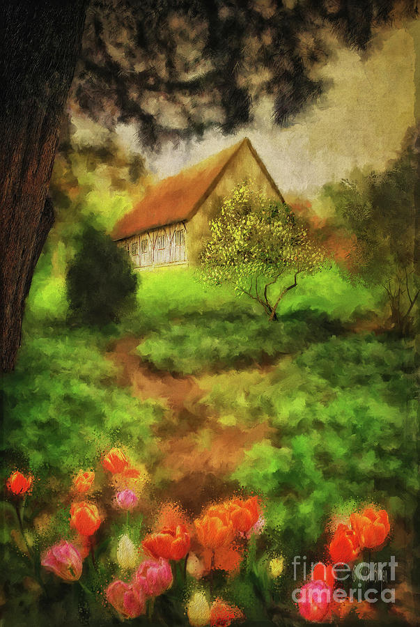 To The Tulips Digital Art by Lois Bryan