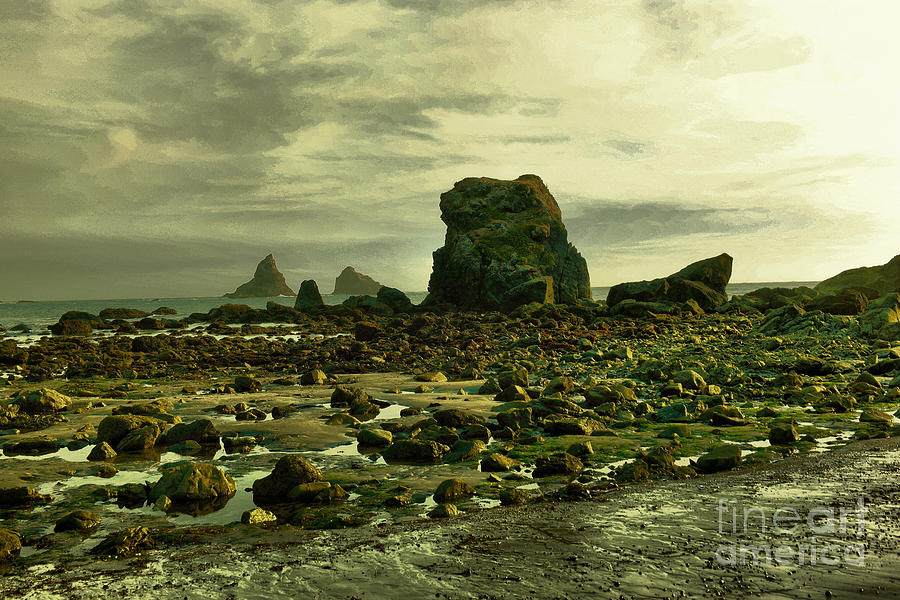 To Walk Alone along Rocky Shores Photograph by Jeff Swan