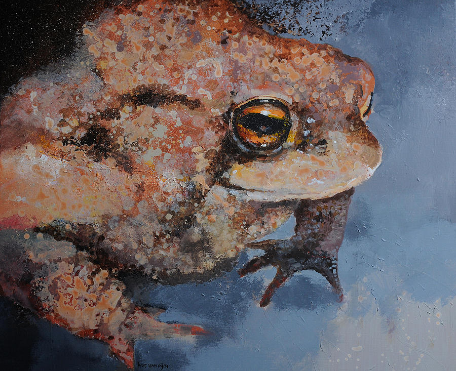 Toad Painting by Bart Van Oijen - Fine Art America