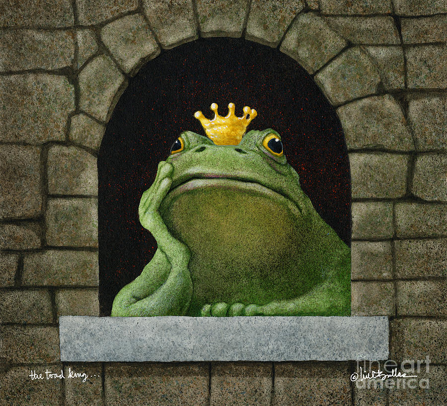 Toad King... Painting by Will Bullas