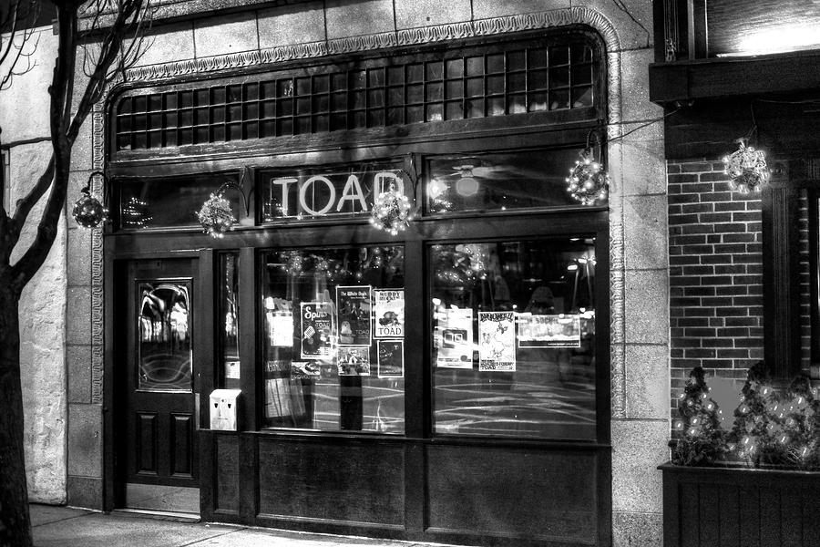 Toad Porter Square Cambridge MA Black and White Photograph by Toby McGuire