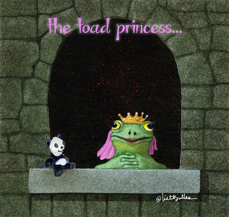 Toad Princess... Painting by Will Bullas