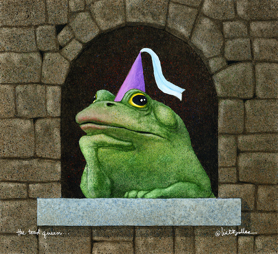 Toad Queen... Painting by Will Bullas