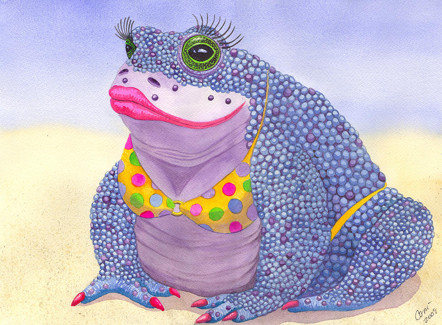 Toadaly Beautiful Painting by Catherine G McElroy