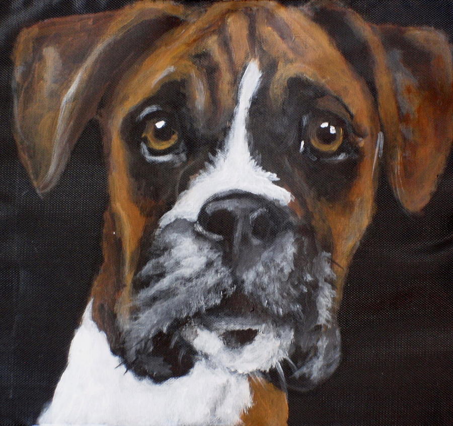 Toby Painting by Carol Russell