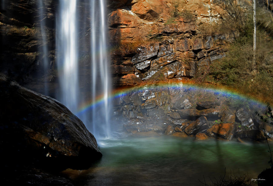 Toccoa Falls Rainbow 001 Photograph by George Bostian