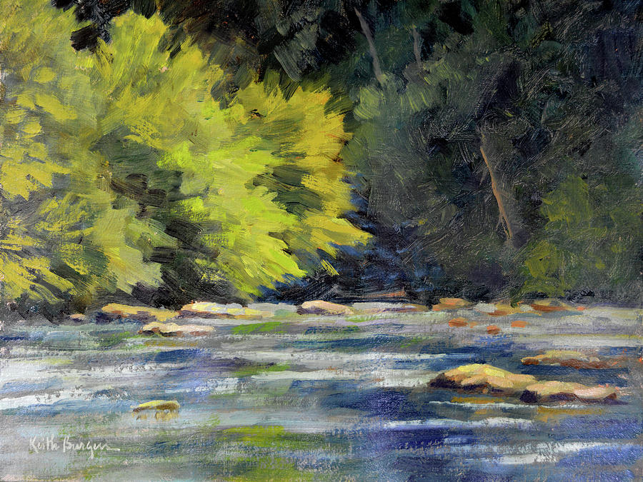 Impressionism Painting - Toccoa Rush by Keith Burgess
