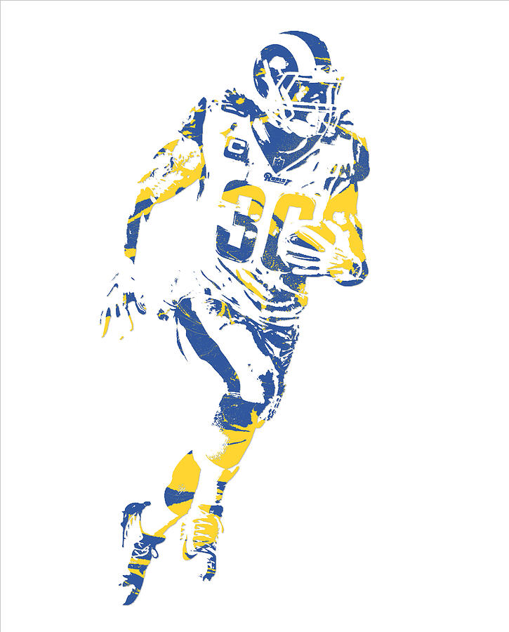 Todd Gurley Los Angeles Rams Pixel Art 30 Mixed Media by Joe Hamilton -  Pixels