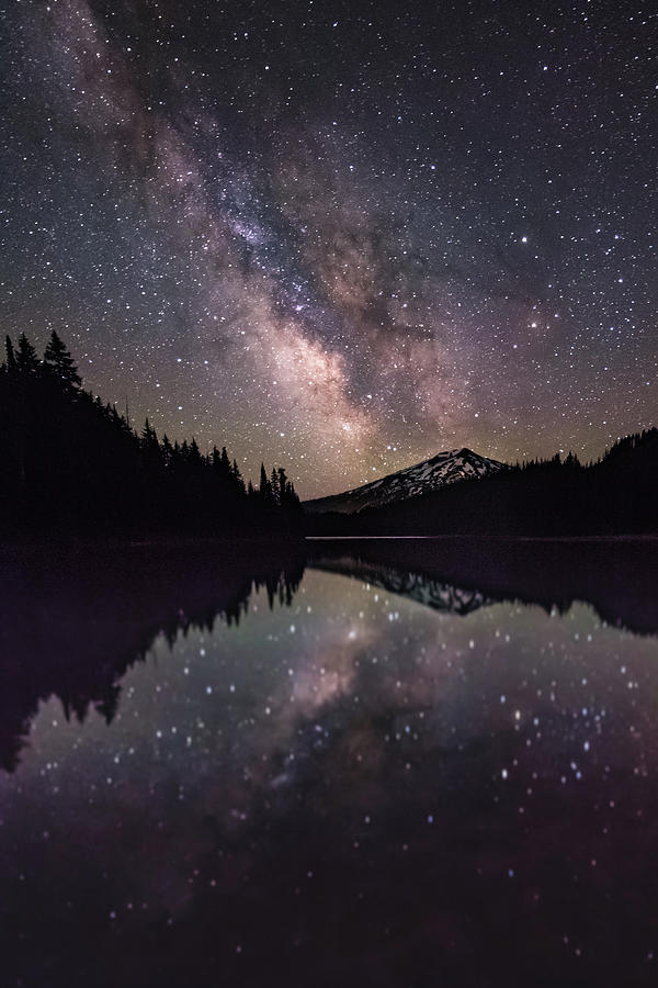 Todd Lake Milky Way Photograph by Joe Kopp