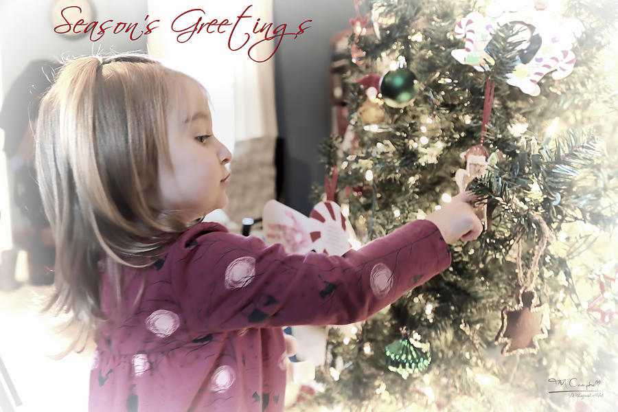 Toddlers Second Christmas Photograph by Theresa Campbell