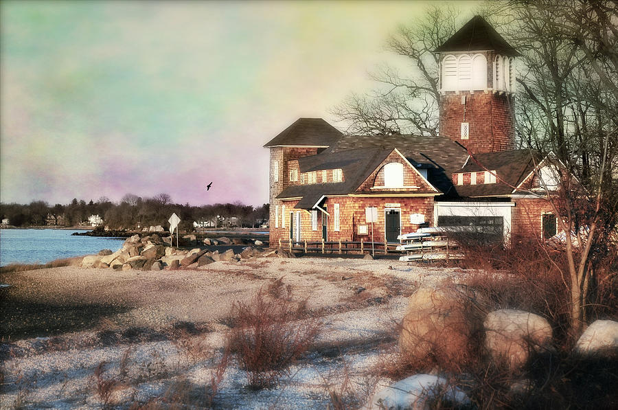 Nature Photograph - Tods Point Beach House by Diana Angstadt