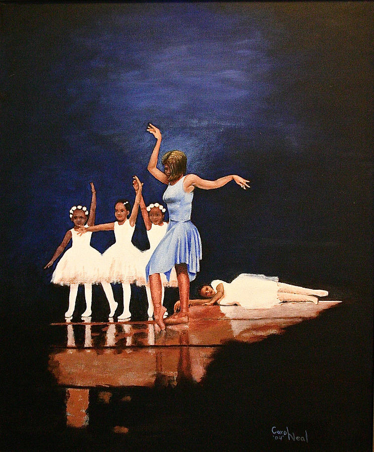 Toe Dancer Painting by Carol Neal-Chicago
