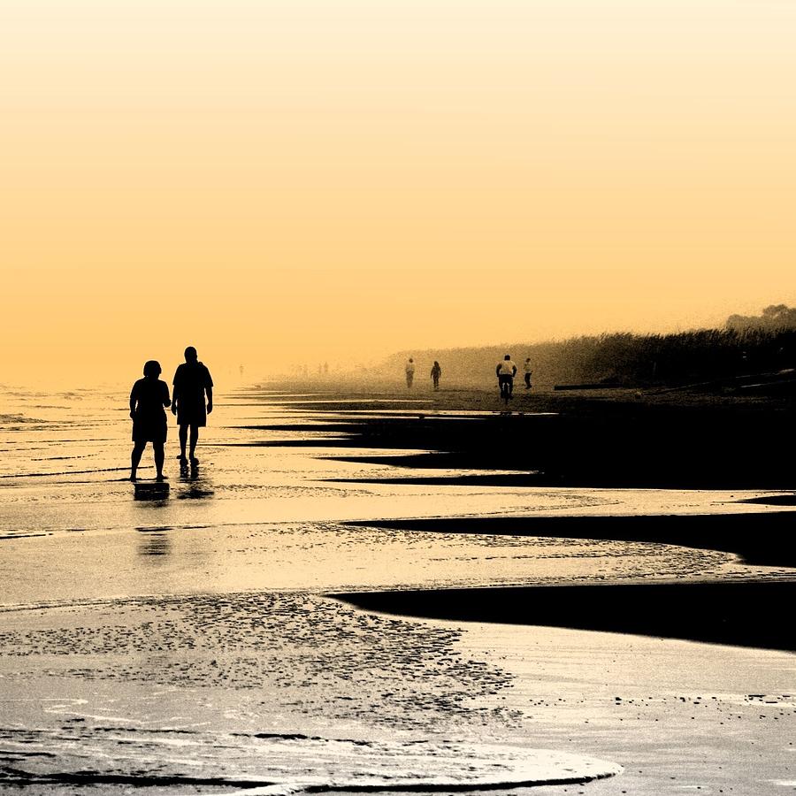 Beach Photograph - Together Forever by Daniel Berman