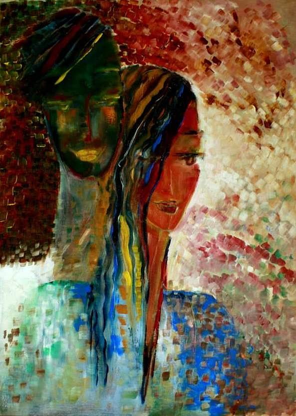 Spirituality Painting - Together by Rayla Noel
