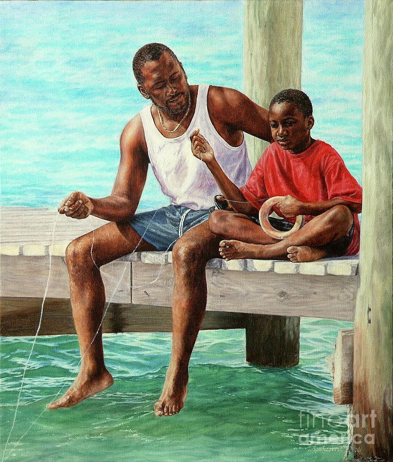 Together Time Painting by Roshanne Minnis-Eyma