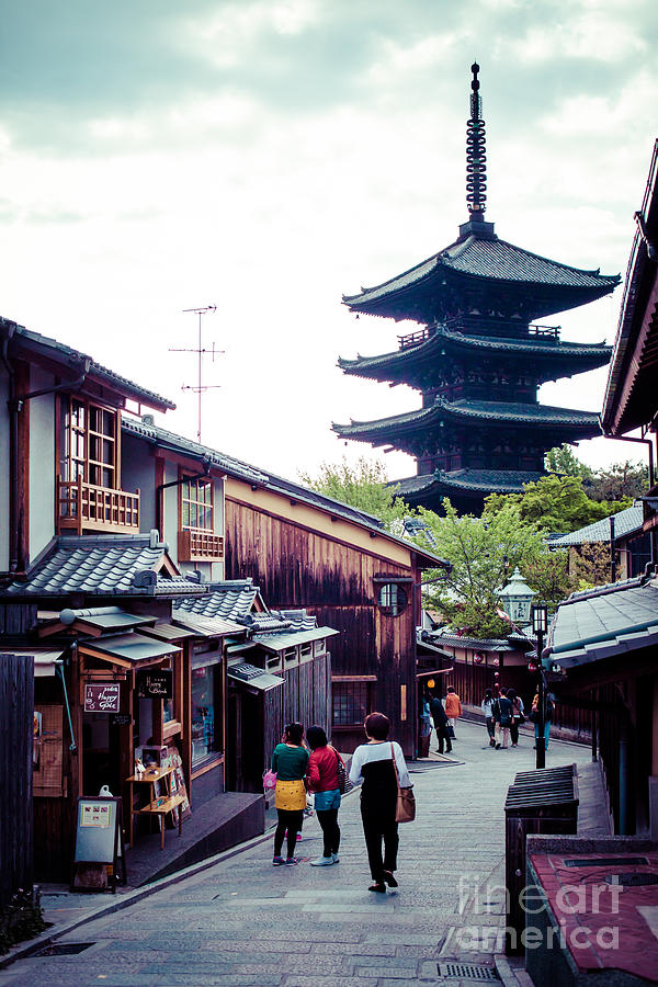 Toji Temple Pagoda Tower In Kyoto Photograph