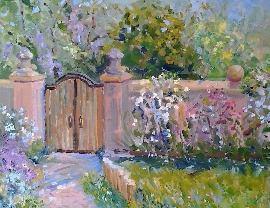 Tokai Garden 2011 Painting by Elinor Fletcher