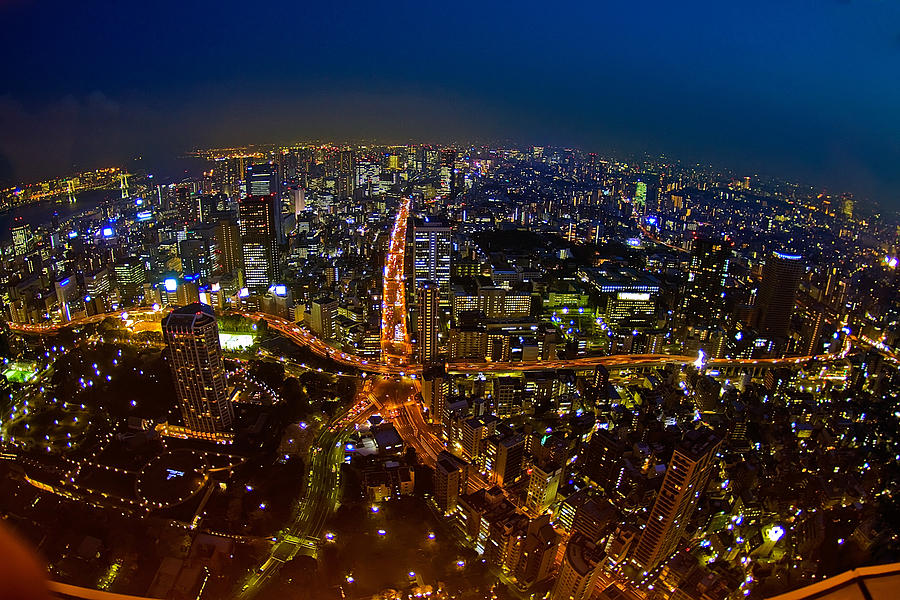 Tokyo At Night Photograph