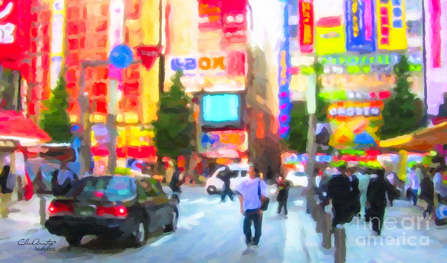 Tokyo Painting by Chris Armytage