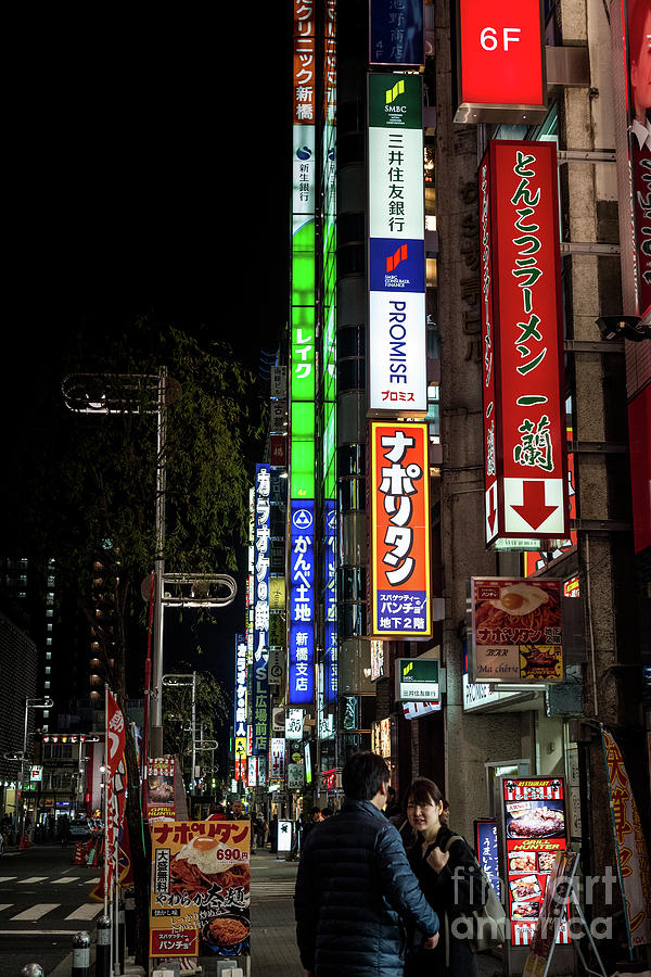 Tokyo Neon, Japan Photograph by Perry Rodriguez