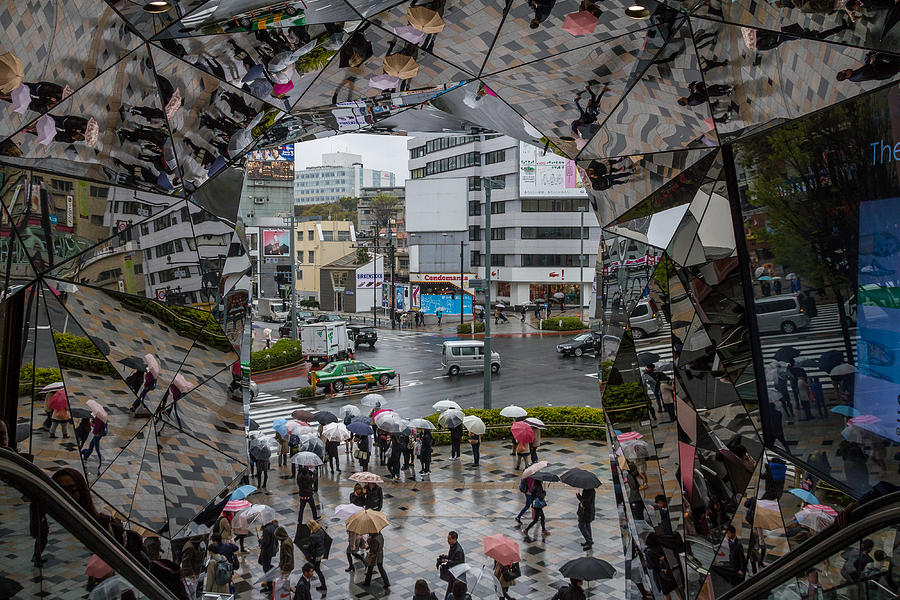 Tokyo rain Photograph by Marzena Grabczynska Lorenc