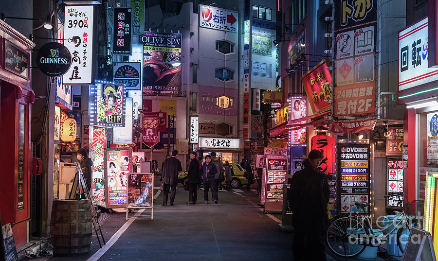 Tokyo Side Streets, Japan 3 Photograph by Perry Rodriguez