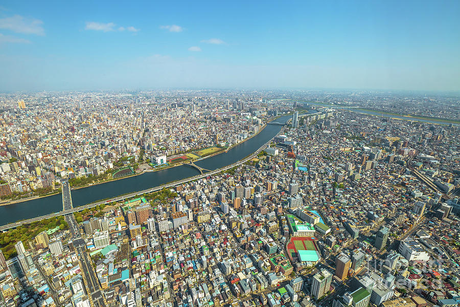 Tokyo skyline Sumida Photograph by Benny Marty